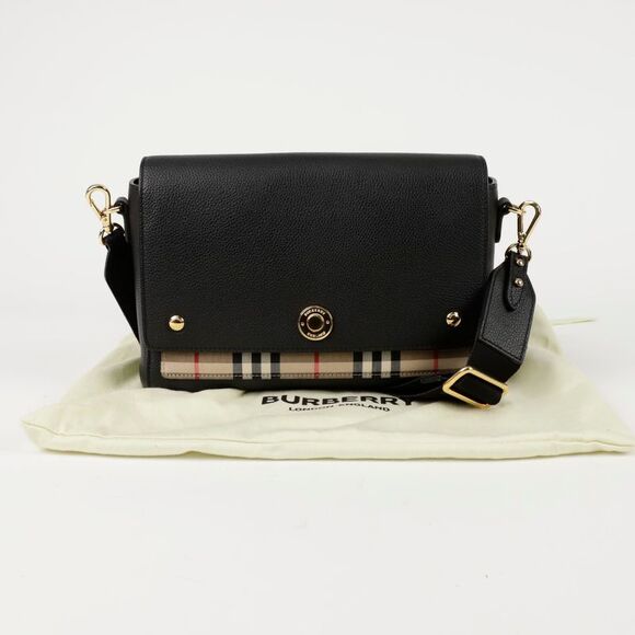Burberry Handbags - Vintage Check Note Shoulder Crossbody Bag